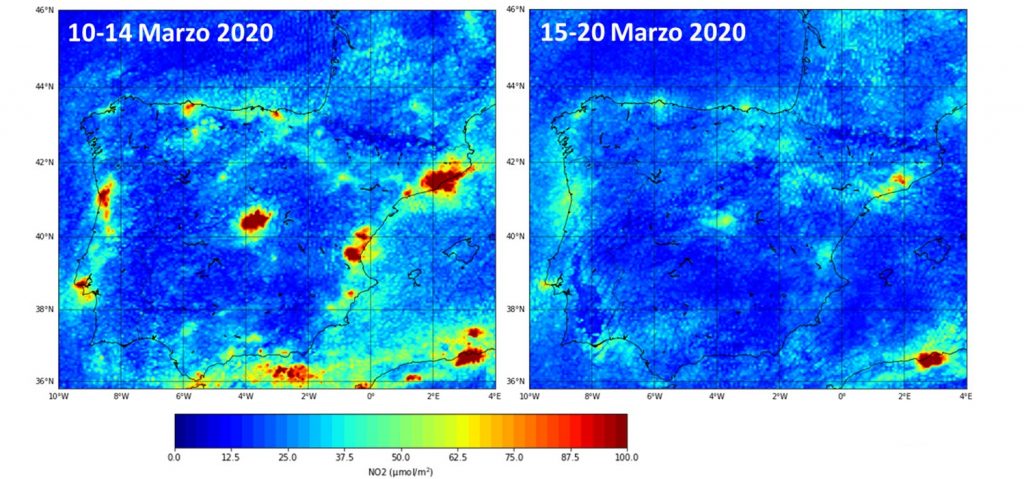 niveles de contaminacion comparativa